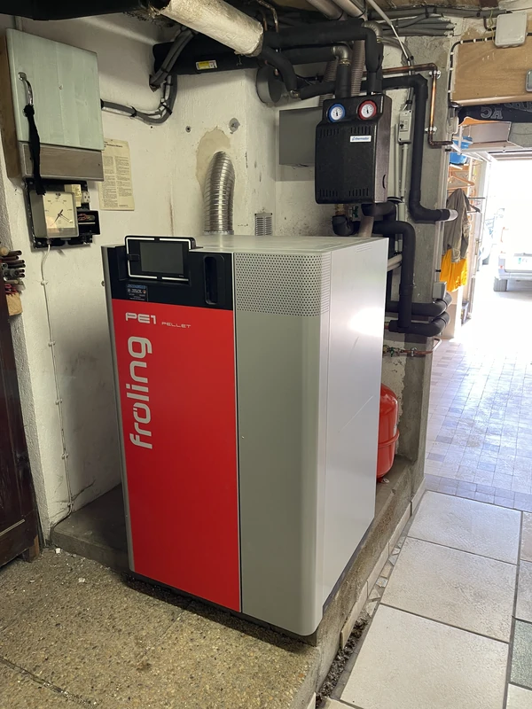 Installation d’une chaudière à granulés à Veynes, vue 3