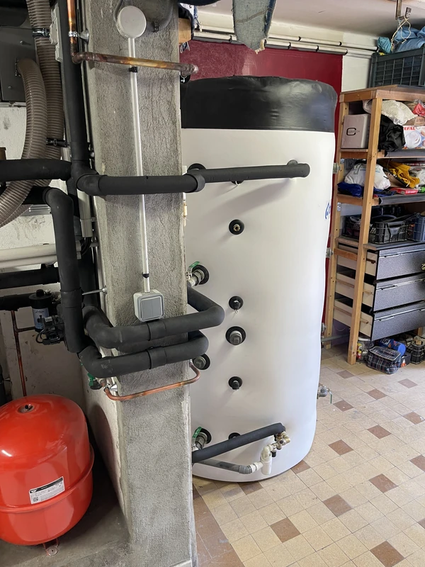 Installation d’une chaudière à granulés à Veynes, vue 1