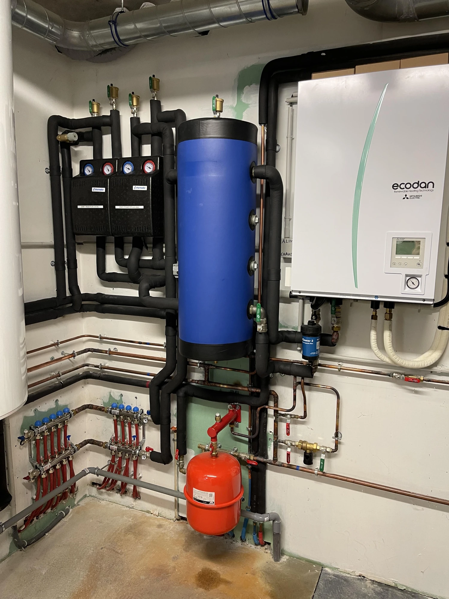 Remplacement d’une chaudière gaz par une pompe à chaleur air eau à Veynes, vue 1