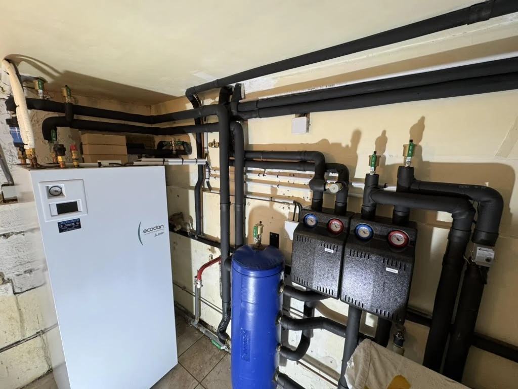 Remplacement d’une chaudière gaz par une pompe à chaleur air eau à Veynes, vue 1