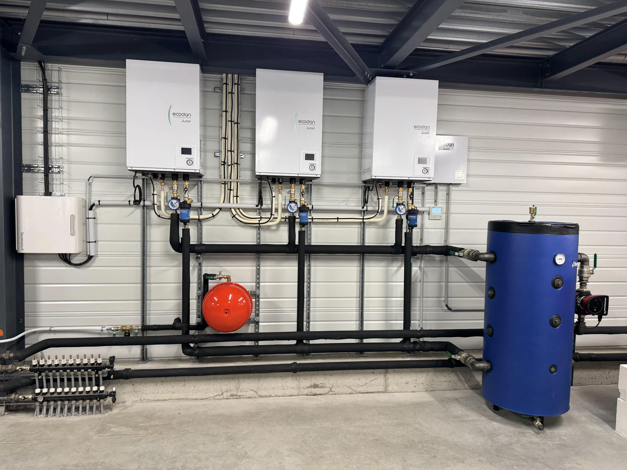 Remplacement d’une chaudière gaz par une pompe à chaleur air eau à Veynes, vue 1