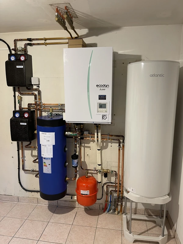 Remplacement d’une chaudière gaz par une pompe à chaleur air eau à Veynes, vue 1